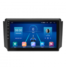 Штатная магнитола Lesko для SsangYong Rexton I 2001-2008 экран 9" 2/32Gb 4G Wi-Fi GPS Top