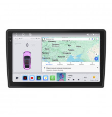 Штатная магнитола Lesko для Suzuki Ignis II (HR) 2003-2008 экран 10" 4/64 QLED CarPlay 4G Wi-Fi GPS 360 Prime