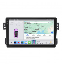 Штатная магнитола Lesko для Suzuki Splash I 2008-2012 экран 9" 4/64 QLED CarPlay 4G Wi-Fi GPS 360 Prime