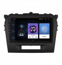 Штатная магнитола Lesko для Suzuki Vitara II 2014-2019 экран 9" 1/16Gb Wi-Fi GPS Base