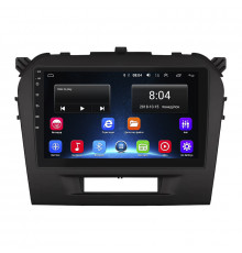 Штатная магнитола Lesko для Suzuki Vitara II Рестайлинг 2018-н.в. экран 9" 2/32Gb Wi-Fi GPS Base