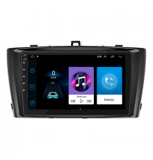 Штатная магнитола Lesko для Toyota Avensis III Рестайлинг 2011-2015 экран 9" 1/16Gb Wi-Fi GPS Base