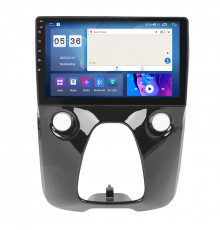 Штатная магнитола Lesko для Toyota Aygo II 2014-2018 экран 10" 4/64Gb CarPlay 4G Wi-Fi GPS Prime