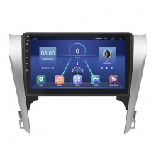 Штатная магнитола Lesko для Toyota Camry VII (XV50) 2011-2014 экран 10" 2/32Gb 4G Wi-Fi GPS Top