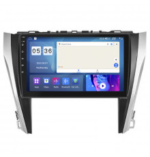 Штатная магнитола Lesko для Toyota Camry VII (XV50) Рестайлинг 2014-2017 экран 10" 4/64Gb CarPlay 4G Wi-Fi GPS Prime