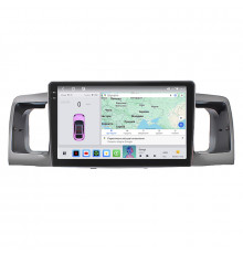 Штатная магнитола Lesko для Toyota Corolla IX (E120, E130) 2000-2004 экран 9" 4/64 QLED CarPlay 4G Wi-Fi GPS 360 Prime
