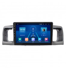 Штатная магнитола Lesko для Toyota Corolla IX (E120, E130) 2000-2004 экран 9" 6/128Gb 4G Wi-Fi GPS Top