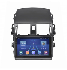 Штатная магнитола Lesko для Toyota Corolla IX (E120, E130) Рестайлинг 2003-2007 экран 9" 2/32Gb Wi-Fi GPS Base