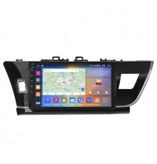 Штатная магнитола Lesko для Toyota Corolla XI (E160, E170) 2012-2016 экран 10" 2/32Gb CarPlay 4G Wi-Fi GPS Prime