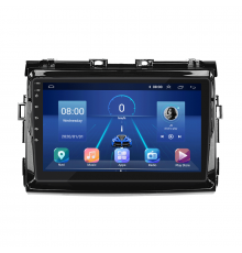 Штатная магнитола Lesko для Toyota Estima III Рестайлинг 2008-2012 экран 9" 2/32Gb 4G Wi-Fi GPS Top