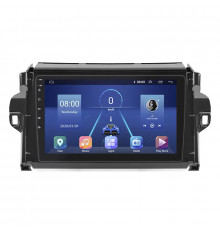 Штатная магнитола Lesko для Toyota Fortuner II 2015-2020 экран 9" 6/128Gb 4G Wi-Fi GPS Top