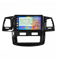 Штатная магнитола Lesko для Toyota Hilux VII Рестайлинг 2011-2015 экран 9" 2/32Gb CarPlay 4G Wi-Fi GPS Prime