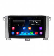 Штатная магнитола Lesko для Toyota Land Cruiser 100 Series Рестайлинг 1 2002-2005 экран 9" 2/32Gb Wi-Fi GPS Base