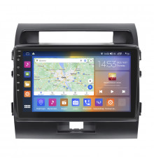 Штатная магнитола Lesko для Toyota Land Cruiser 200 Series Рестайлинг 1 2012-2015 экран 10" 2/32Gb CarPlay 4G Wi-Fi GPS Prime