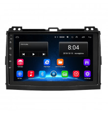Штатная магнитола Lesko для Toyota Land Cruiser Prado 120 Series 2002-2007 экран 9" 2/32Gb Wi-Fi GPS Base