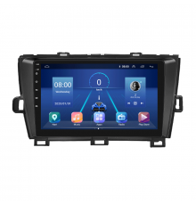 Штатная магнитола Lesko для Toyota Prius III (XW30) 2009-2011 экран 9" 2/32Gb 4G Wi-Fi GPS Top