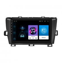 Штатная магнитола Lesko для Toyota Prius III Рестайлинг (XW30) 2011-2015 экран 9" 1/16Gb Wi-Fi GPS Base