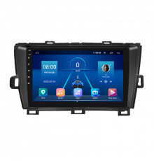 Штатная магнитола Lesko для Toyota Prius III Рестайлинг (XW30) 2011-2015 экран 9" 4/64Gb 4G Wi-Fi GPS Top