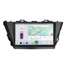 Штатная магнитола Lesko для Toyota Prius v (+) I (ZVW40/41) 2011-2014 экран 9" 4/64 QLED CarPlay 4G Wi-Fi GPS 360 Prime