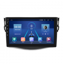 Штатная магнитола Lesko для Toyota RAV4 III (XA30) Рестайлинг 2010-2016 экран 9" 6/128Gb 4G Wi-Fi GPS Top