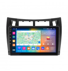 Штатная магнитола Lesko для Toyota Vitz II (XP90) 2005-2011 экран 9" 4/64Gb CarPlay 4G Wi-Fi GPS Prime