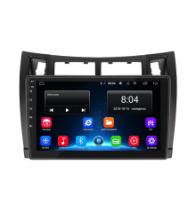 Штатная магнитола Lesko для Toyota Yaris II 2005-2009 экран 9" 2/32Gb Wi-Fi GPS Base