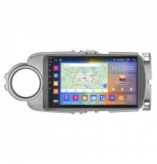Штатная магнитола Lesko для Toyota Yaris III 2010-2014 экран 9" 2/32Gb CarPlay 4G Wi-Fi GPS Prime