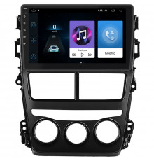 Штатная магнитола Lesko для Toyota Yaris III Рестайлинг 2 2017-2020 экран 9" 1/16Gb Wi-Fi GPS Base