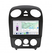 Штатная магнитола Lesko для Volkswagen Beetle I (A4) Рестайлинг 2005-2010 экран 9" 4/64 QLED CarPlay 4G Wi-Fi GPS 360 Prime