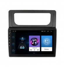 Штатная магнитола Lesko для Volkswagen Caddy III Рестайлинг 2010-2015 экран 10" 1/16Gb Wi-Fi GPS Base