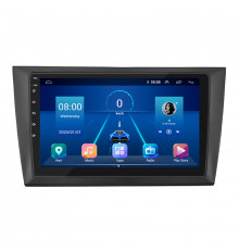 Штатная магнитола Lesko для Volkswagen Golf VI 2008-2012 экран 9" 4/64Gb 4G Wi-Fi GPS Top