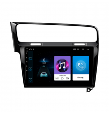 Штатная магнитола Lesko для Volkswagen Golf VII 2012-2017 экран 10" 1/16Gb Wi-Fi GPS Base