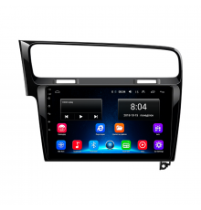 Штатная магнитола Lesko для Volkswagen Golf VII 2012-2017 экран 10" 2/32Gb Wi-Fi GPS Base