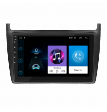 Штатная магнитола Lesko для Volkswagen Polo V 2009-2015 экран 9" 1/16Gb Wi-Fi GPS Base