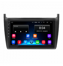 Штатная магнитола Lesko для Volkswagen Polo V 2009-2015 экран 9" 2/32Gb Wi-Fi GPS Base