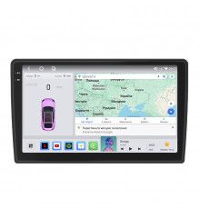 Штатная магнитола Lesko для Volkswagen Sharan II Рестайлинг 2015-н.в. экран 9" 4/64 QLED CarPlay 4G Wi-Fi GPS 360 Prime