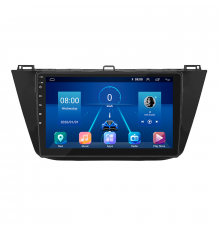Штатная магнитола Lesko для Volkswagen Tiguan II 2016-2020 экран 10" 2/32Gb 4G Wi-Fi GPS Top