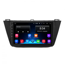 Штатная магнитола Lesko для Volkswagen Tiguan II Рестайлинг 2020-н.в. экран 10" 2/32Gb Wi-Fi GPS Base