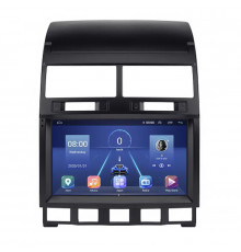 Штатная магнитола Lesko для Volkswagen Touareg I Рестайлинг 2006-2010 экран 9" 6/128Gb 4G Wi-Fi GPS Top