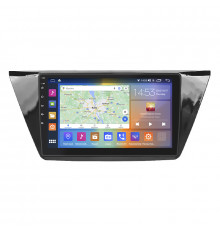 Штатная магнитола Lesko для Volkswagen Touran III 2015-н.в. экран 10" 2/32Gb CarPlay 4G Wi-Fi GPS Prime