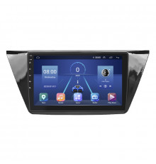 Штатная магнитола Lesko для Volkswagen Touran III 2015-н.в. экран 10" 4/64Gb 4G Wi-Fi GPS Top