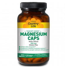 Магний, Magnesium, Country Life, 300 мг, 120 капсул