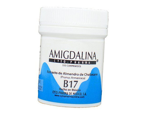 Вітамін B17, Amygdalina, Cyto Pharma, 100 мг, 100 таблеток