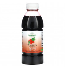 Клюквенный концентрат, Cranberry Juice, Dynamic Health, жидкий, 473 мл
