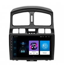 Штатная магнитола Lesko для Hyundai Santa Fe I 2000-2012 экран 9" 1/16Gb Wi-Fi GPS Base