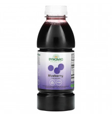 Черничный концентрат, Blueberry Juice, Dynamic Health, жидкий, 473 мл