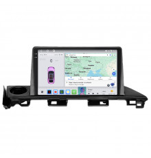 Штатная магнитола Lesko для Mazda 6 III (GJ) Рестайлинг 2015-2018 экран 9" 4/64 QLED CarPlay 4G Wi-Fi GPS 360 Prime