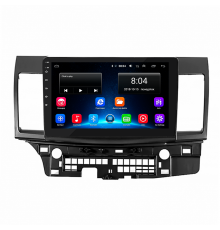 Штатная магнитола Lesko для Mitsubishi Lancer Evolution X 2007-2016 экран 10" 2/32Gb Wi-Fi GPS Base