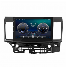 Штатная магнитола Lesko для Mitsubishi Lancer Evolution X 2007-2016 экран 10" 4/32Gb 4G Wi-Fi GPS Top