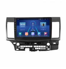 Штатная магнитола Lesko для Mitsubishi Lancer X 2007-2010 экран 10" 2/32Gb 4G Wi-Fi GPS Top